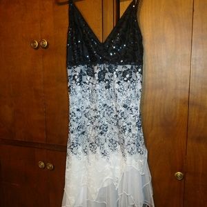 Mermaid style dress semi-formal